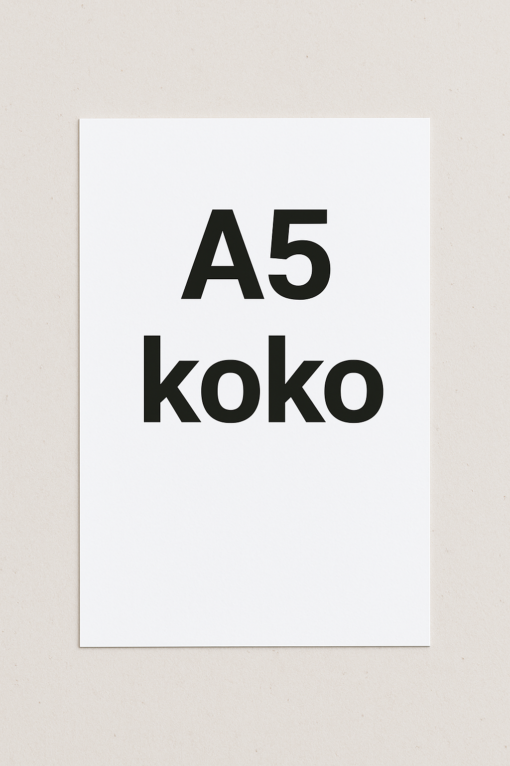 A5 koko